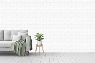 3D White Brick